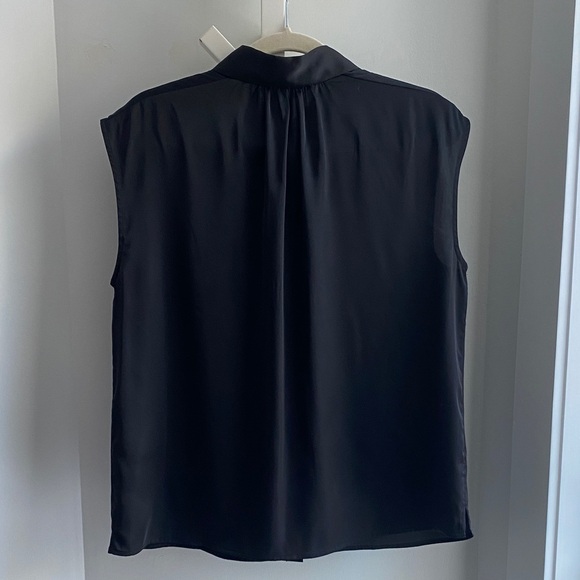 Banana Republic Black Sleeveless Button-Down Shirt - Picture 6 of 6